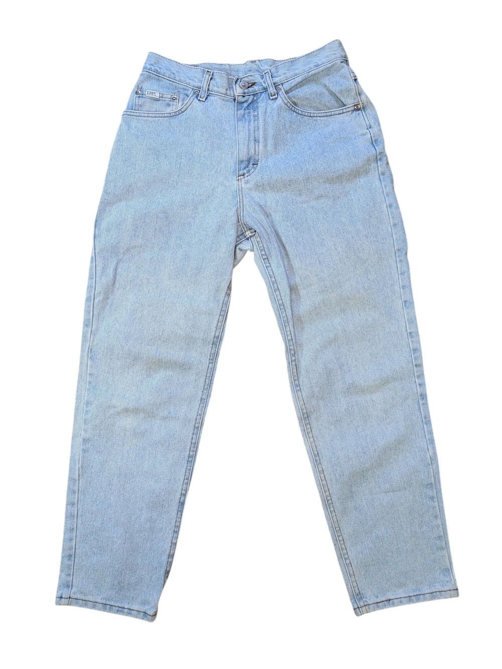 Vintage 90s Lee High Rise Women’s Jeans Light Wash Fade Made In Canada